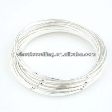 Bohemia Multilayer Metal Plain Bangles 10070477